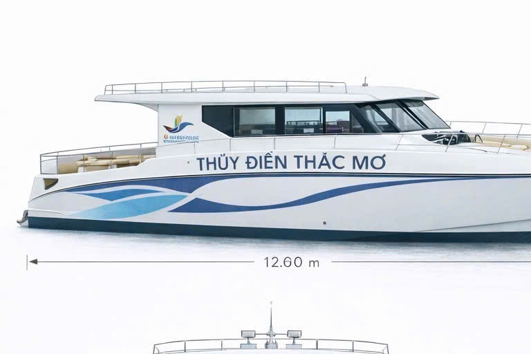 Đóng mới cano cho Thủy điện Thác Mơ
